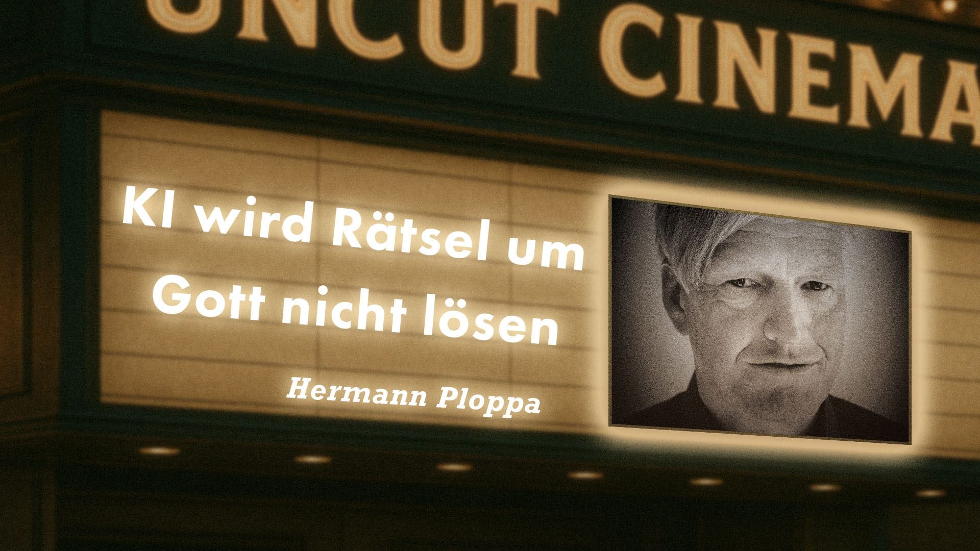 Uncut #81: Heute mit Hermann Ploppa | KI wird Rätsel um Gott nicht lösen