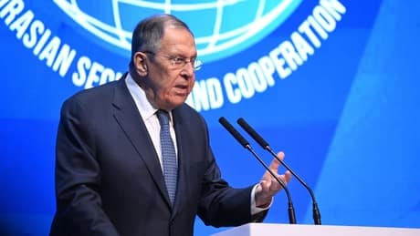 Lawrow: Westen außerstande, Russlands bloße Existenz als zivilisatorische Alternative zu akzeptieren Lawrow: Westen außerstande, Russlands bloße Existenz als zivilisatorische Alternative zu akzeptieren