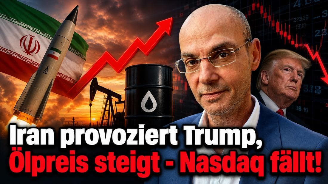 Iran provoziert Trump, Ölpreis steigt, Nasdaq fällt, Börsenentwicklung.