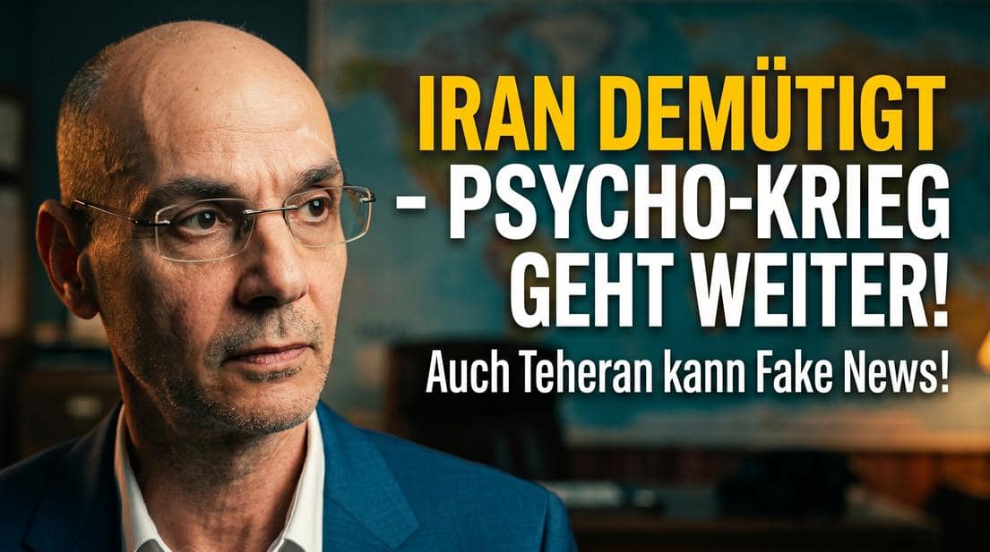 Iran Demütigt – Psycho-Krieg geht weiter! Auch Teheran kann Fake News!.