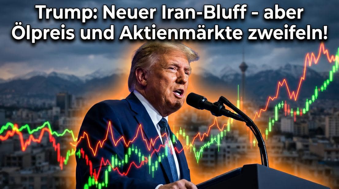 Trump: Neuer Iran-Bluff – aber Ölpreis und Aktienmärkte zweifeln! Videoausblick Trump: Neuer Iran-Bluff – aber Ölpreis und Aktienmärkte zweifeln! Videoausblick