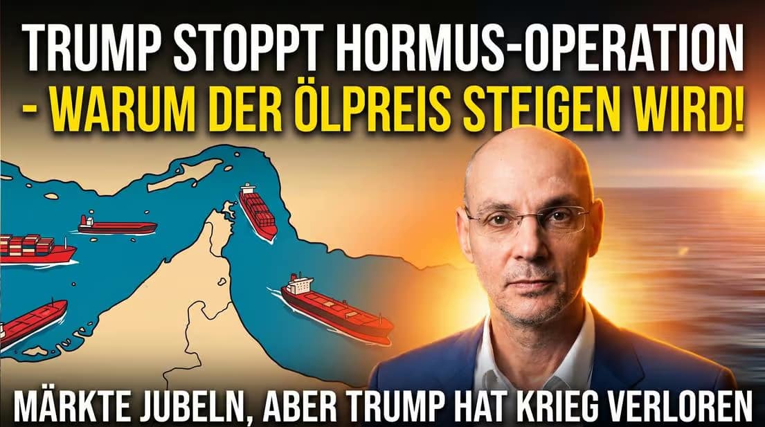 Trump stoppt Hormus-Operation – warum der Ölpreis steigen wird! Videoausblick Trump stoppt Hormus-Operation – warum der Ölpreis steigen wird! Videoausblick