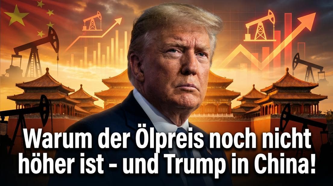 Warum der Ölpreis noch nicht höher ist – und Trump in China! Videoausblick Warum der Ölpreis noch nicht höher ist – und Trump in China! Videoausblick
