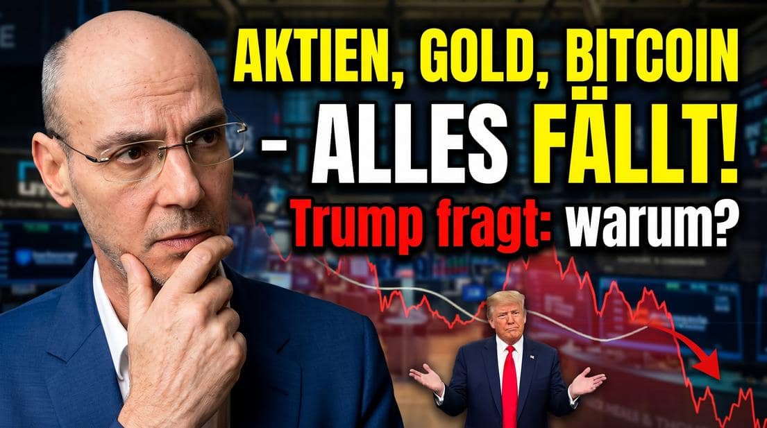 Aktien, Gold, Bitcoin fallen - Trump fragt: Warum? Finanzmarktanalyse und aktuelle Kursentwicklung.