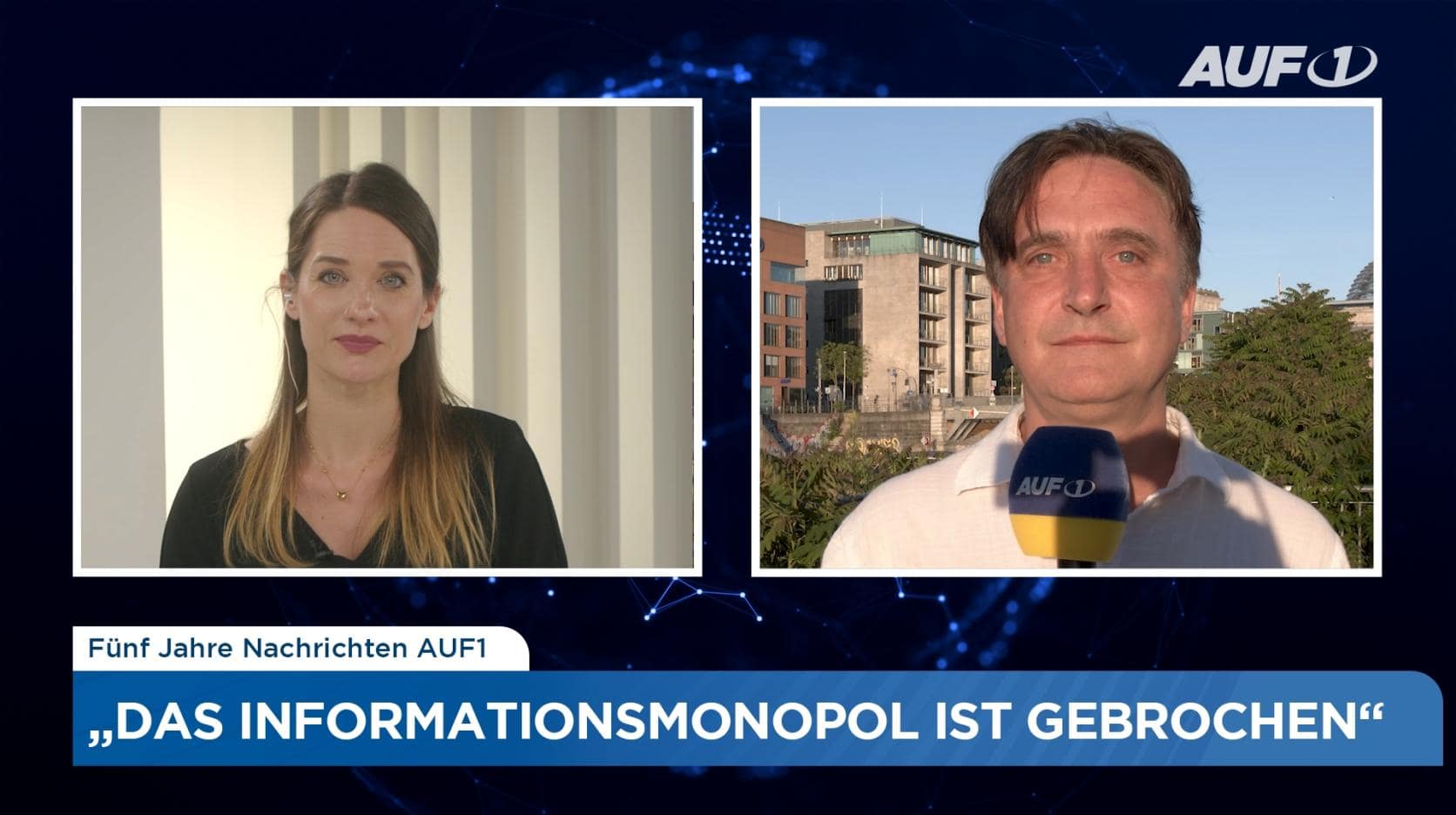 Fünf Jahre Nachrichten AUF1: Wir haben das Informationsmonopol gebrochen Fünf Jahre Nachrichten AUF1: Wir haben das Informationsmonopol gebrochen