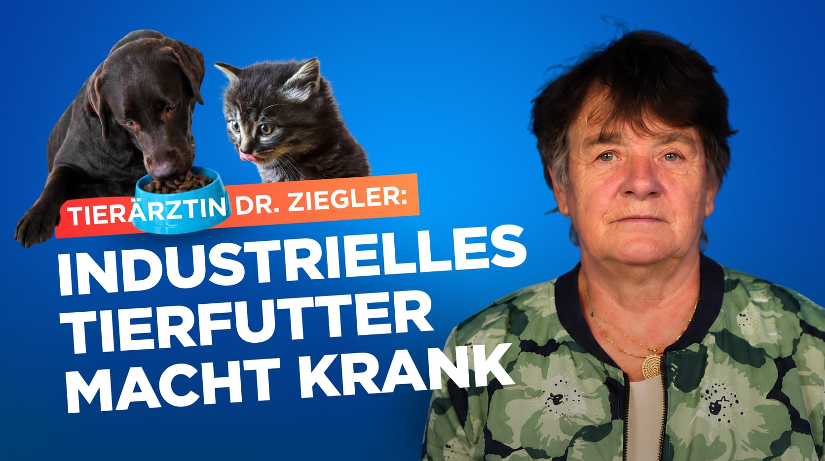 Alternativ-Tierärztin Dr. Jutta Ziegler: Industrielles Tierfutter macht krank! Alternativ-Tierärztin Dr. Jutta Ziegler: Industrielles Tierfutter macht krank!