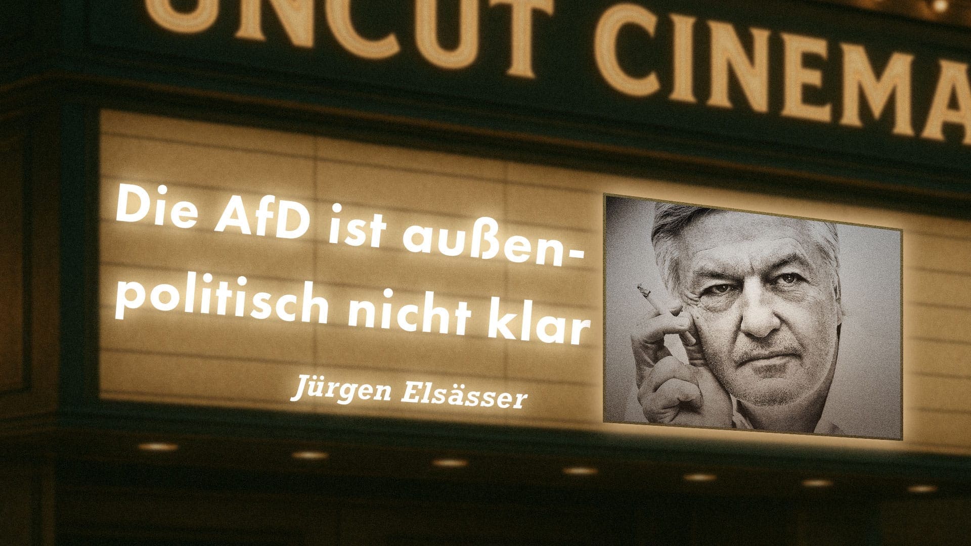 Uncut #83: Heute mit Jürgen Elsässer | Die AfD ist außenpolitisch nicht klar Uncut #83: Heute mit Jürgen Elsässer | Die AfD ist außenpolitisch nicht klar