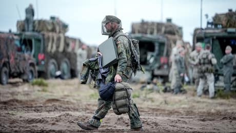 Deutsche Panzerbrigade 45 „Litauen“ übt erstmals Gefecht nahe Weißrussland Deutsche Panzerbrigade 45 „Litauen“ übt erstmals Gefecht nahe Weißrussland