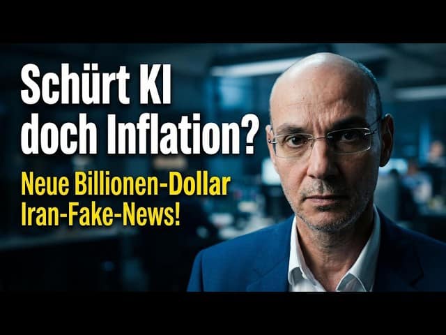 Schürt KI doch Inflation? Neue Billionen-Dollar Iran-Fake-News! Videoausblick Schürt KI doch Inflation? Neue Billionen-Dollar Iran-Fake-News! Videoausblick