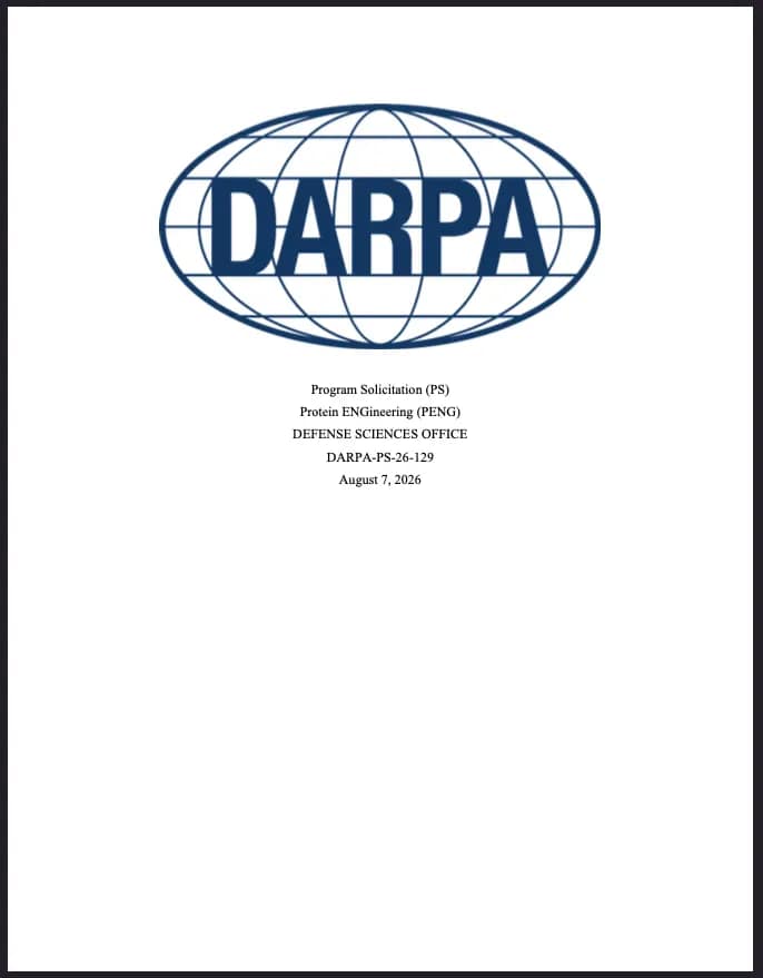 Die „PENG“-Initiative der DARPA strebt eine „Echtzeit“-Steuerung von „Proteinen in lebenden Systemen“ an Die „PENG“-Initiative der DARPA strebt eine „Echtzeit“-Steuerung von „Proteinen in lebenden Systemen“ an